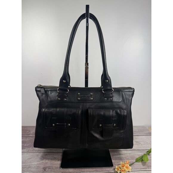 Kate Spade Roland Park Cecilia Black Tote Shoulder Bag EXCELLENT CONDITION - Picture 3 of 16